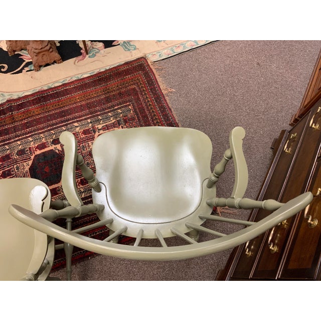 Pair of Late 20th Century Hitchcock Windsor Armchairs For Sale - Image 11 of 11