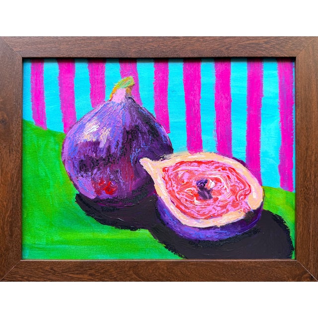 A bright and expressive original still life painting by contemporary artist Anna Richards. This piece captures the simple...