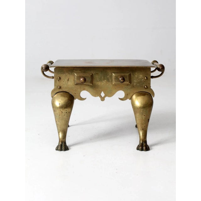 Antique Brass Footman For Sale - Image 10 of 10