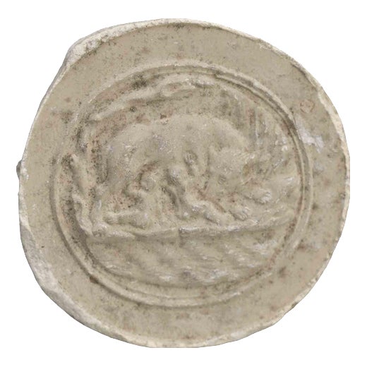 Ancient Neoclassical Cameo Intaglio with Capitoline She-Wolf, 19th Century For Sale