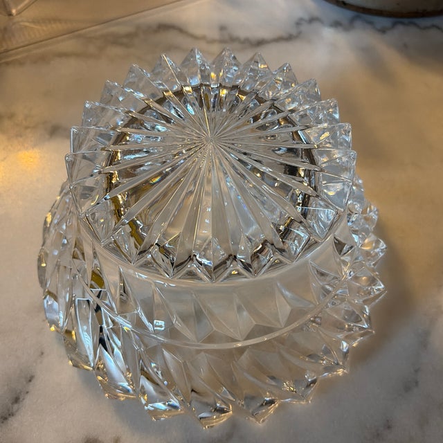 Metal Brand New Mikasa “Rainier” Crystal Bowl in Original Box – Heavy Lead Crystal, Never Used For Sale - Image 7 of 12