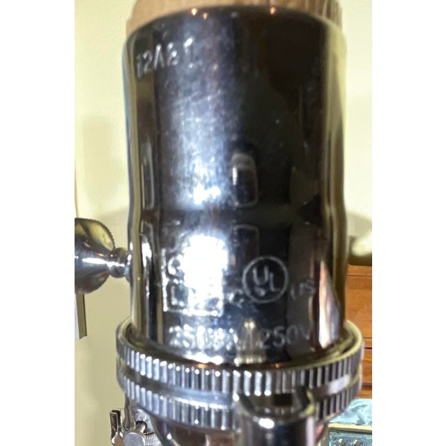 One of a Kind Pair of Original Amethyst Crystal Table Lamps by - Joseph Malekan For Sale - Image 12 of 18