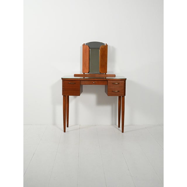 Scandinavian Mahogany Dressing Table, 1950s For Sale - Image 10 of 10