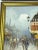 1950s 1950s Paris Street Scene Oil Paintings – Signed Cityscape Pair For Sale - Image 5 of 12