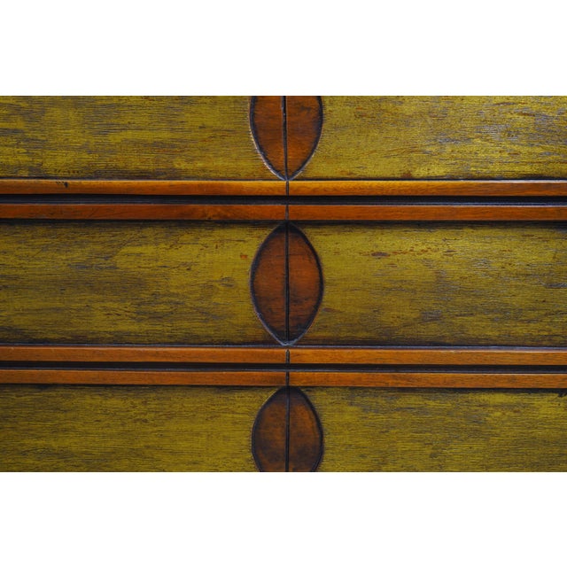 Theodore Alexander Leather Top Bookspline Coffee Table For Sale - Image 10 of 16