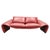 Italian Red Leather Sofa by Divanotti, Postmodern, 1990s For Sale - Image 18 of 18