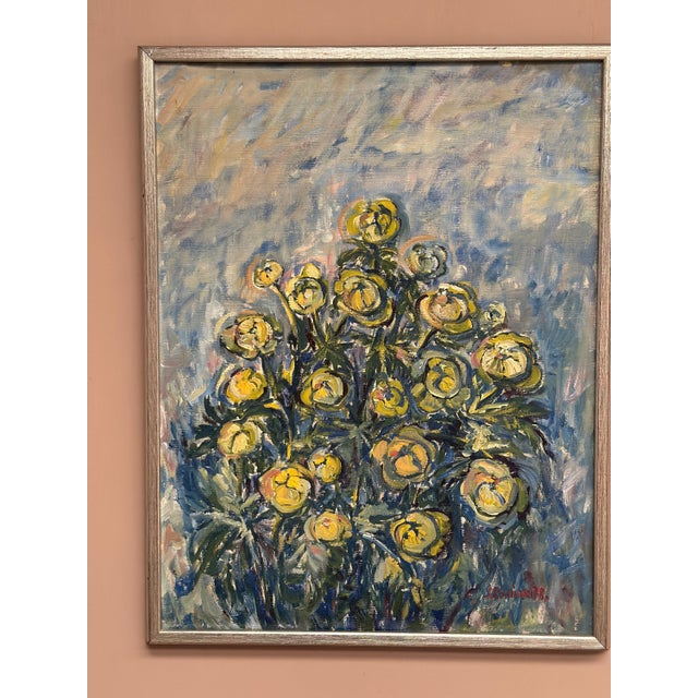 S. Koskinen, Flower, 1978, Oil on Canvas, Framed For Sale - Image 16 of 18