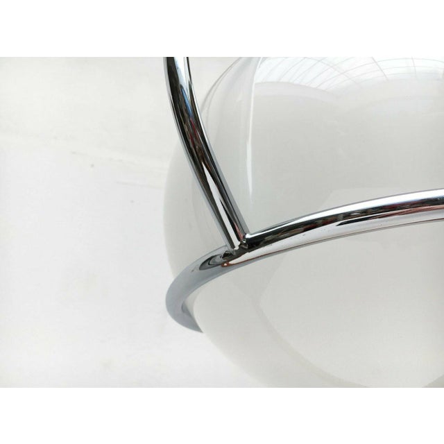 Mid-Century Space Age Italian Glass Ball Pendant, 1960s For Sale - Image 10 of 18