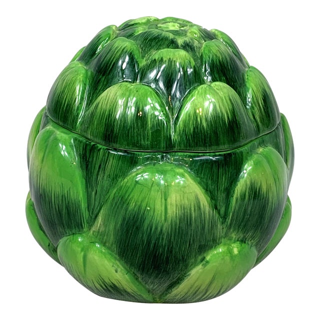 Artichoke Covered Container For Sale