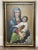 Art Deco Large Religious Oil Painting the Icon of Madonna Del Popolo C1931 For Sale - Image 3 of 11