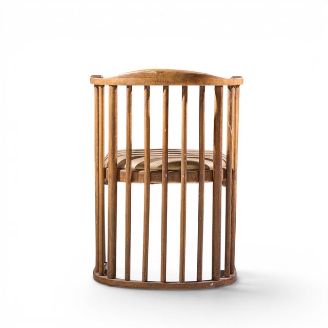 Brown Josef Hoffmann No. 729/2f Bentwood Barrel Chairs - Set of 4 For Sale - Image 8 of 10