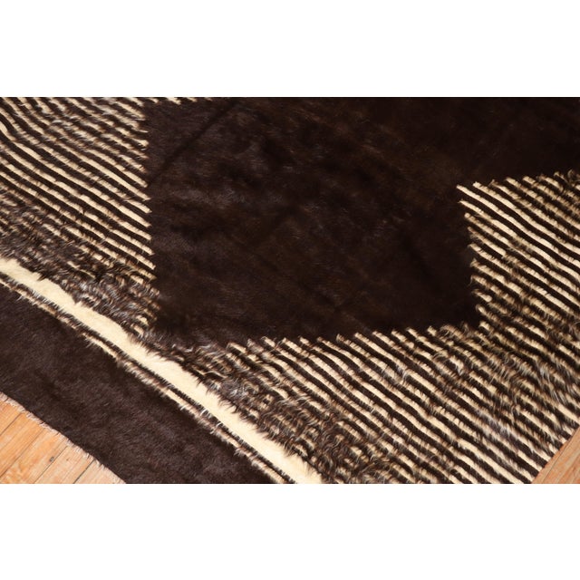 Vintage Turkish Mohair Rug - 4'8" x 6' For Sale - Image 9 of 18