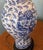 Vintage Maitland-Smith Porcelain Blue and White Chinese Chinoiserie Ginger Jar Lamp For Sale - Image 11 of 13