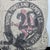 Early 20th Century Union Portland Cement Devil's Slide Utah Double-Sided Canvas Cement Sack For Sale - Image 9 of 10
