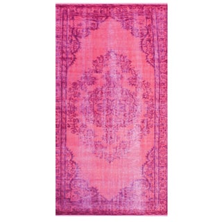 Magenta Chroma Overdyed Rug - 9' × 12' For Sale
