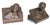 Pr. Bronze Finish Clad Dante and Beatrice Bookends by Jennings Brothers C. 1930's For Sale - Image 11 of 12