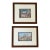 Framed Prints of Architectural City Views of Providence, Rhode Island, a Pair For Sale