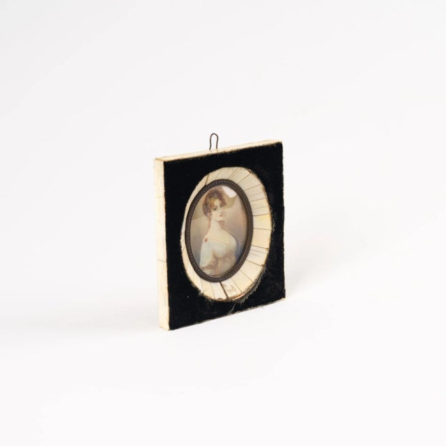 Antique 19th Century Miniature Portrait of Queen Louise For Sale - Image 4 of 10