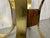 1980s Mastercraft Style Brass, Burl, & Smoked Glass Dining Table For Sale - Image 10 of 13
