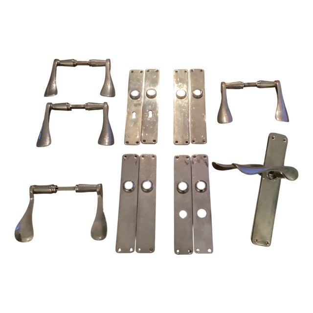 Door Handle in the style of Hans Agne Jacobsen, Set of 5 For Sale