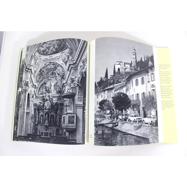 1972 Switzerland Turmeric Coloured Linen Hard Cover Coffee Table Book With Dust Jacket For Sale - Image 15 of 15