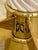 1990s Italian Horn Brass Coffee & End Tables Set with Heavy Glass Tops - Set of 3 For Sale - Image 4 of 13