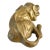 Vintage Sleeping Hound Dog Brass Figurine For Sale - Image 4 of 5
