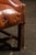 Mid 20th Century Tufted Vinyl Chesterfield Wingback Armchair in Brown For Sale - Image 10 of 17
