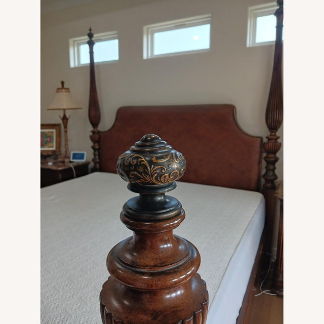 Thomasville 1990s Thomasville Hemingway Thompson Falls King Bed For Sale - Image 4 of 7