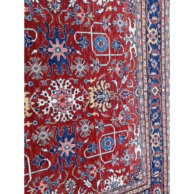 1990s Afghan Mahal Chobi Rug For Sale - Image 5 of 18