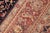 Textile Shabby Chic Floral 1990's Pak-Persian Blue/Red Wool Rug - 6'2'' X 9'3'' For Sale - Image 7 of 9