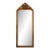 Vintage French Louis XV Arched Rectangle Rococo Floor Mirror For Sale