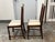 Jacobean Revival Antique Oak Upholstered Side Chairs, Pair For Sale - Image 4 of 12