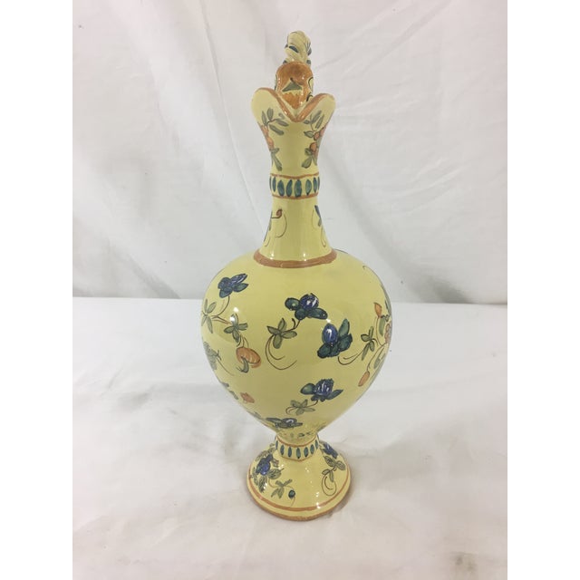 Martes Toulousain Yellow Pitcher For Sale - Image 4 of 5