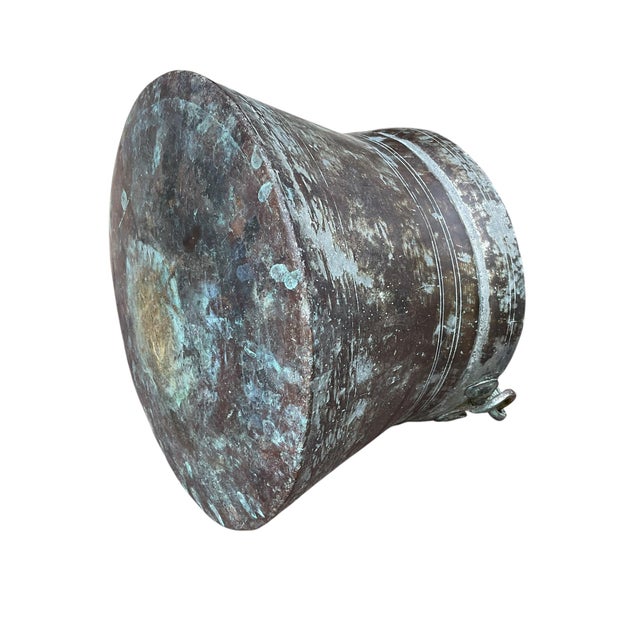 Late 19th Century Antique Primitive Bucket, Cauldron or Pail With Handle For Sale - Image 11 of 12