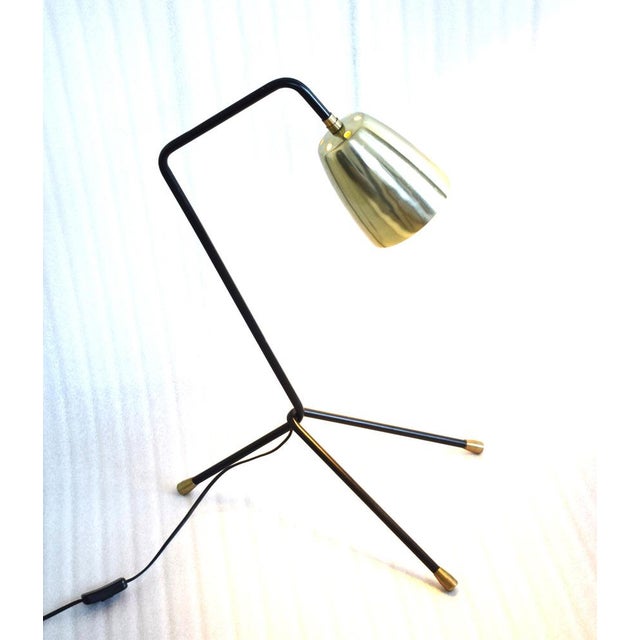 1960s Grasshopper Floor Lamp in the style of Greta Grossmann, 1960s For Sale - Image 5 of 5