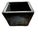 Vintage Blue Flame Glaze Square Cachepot For Sale - Image 4 of 8