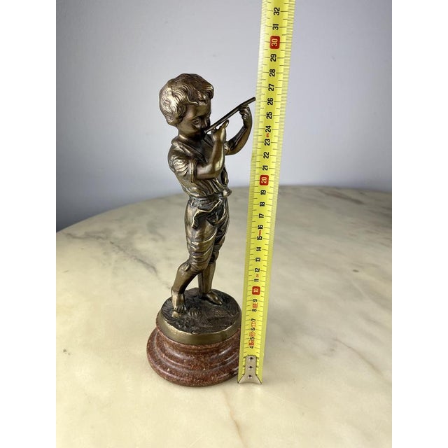 Italian Bronze Figurine, 1970s For Sale - Image 4 of 14