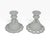 Mid-20th Century Westmoreland Milk Glass Doric Open Lace Candle Holders - A Pair For Sale - Image 12 of 12