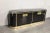 Black Mastercraft High Gloss Black Laquer and Brass Sideboard, 1970s For Sale - Image 8 of 12