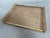 Beautiful vintage Christian Dior tray from the 1970s, made of acrylic glass with inlaid rattan and brass details....