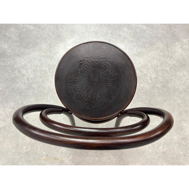 Brown Bentwood Dining Chairs by Ton Bystřice Pod Hostýnem, 1960s, Set of 4 For Sale - Image 8 of 11