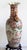 Monumental 50.5" Chinese Export Royal Satsuma-Style Palace Floor Vase With Wooden Stand For Sale - Image 15 of 18