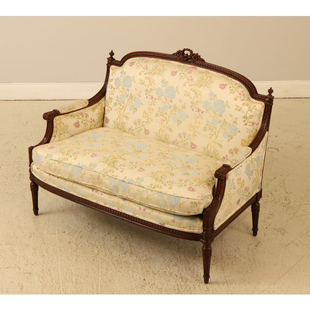 Age: Approx: 40 Years Old Details: Down Seat Cushion Nice Carved Details Quality Construction French Style See Other...
