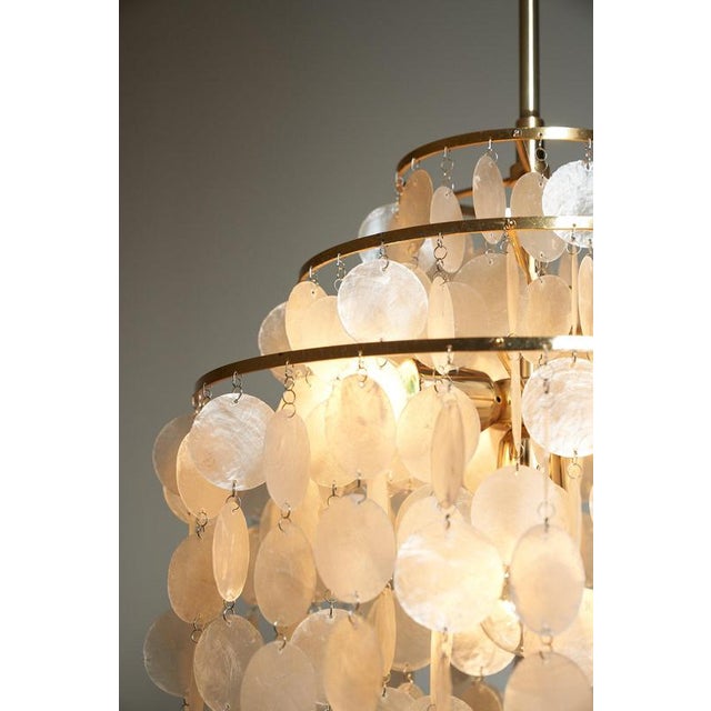 FUN 1 DM Shell Pendant Light by Verner Panton for S.A. Madrid, Spain, 1970s For Sale - Image 6 of 11
