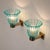 Mid-Century Modern 1950s Mid-Century Modern Murano Glass Sconces Brass Wall Lights Barovier & Toso - Pair For Sale - Image 3 of 10