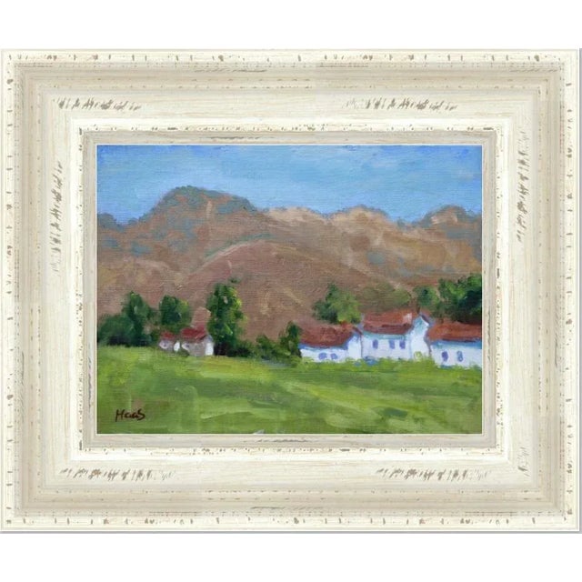Hidden Valley Hills, Minimalist Desert Landscape Oil For Sale - Image 4 of 6