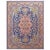 Antique Persian Tabriz Wool 10X13 Navy, Rose, Rust & Ivory Handmade Area Rug #1140102 For Sale