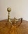 Large 19th Century Brass Fire Dogs, Set of 2 For Sale - Image 4 of 5
