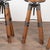 Set of Four 20th Century Pine and Metal Industrial Barstools For Sale - Image 10 of 12